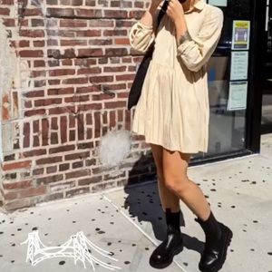 & Other Stories short cream dress